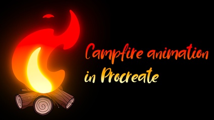 Product image for Campfire Animation in Procreate