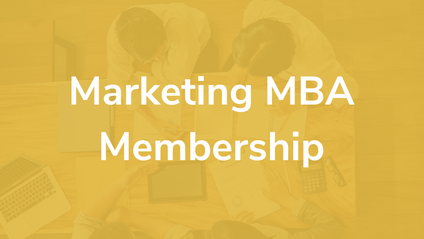 Product image for Marketing MBA Membership