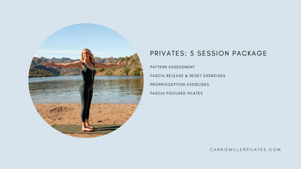 Product image for 5 Session Package - Fascia Assessment, Breathwork, Pilates 