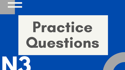 Product image for JLPT N3 Practice questions