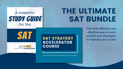 Product image for SAT Study Guide + SAT Strategy Accelerator Course