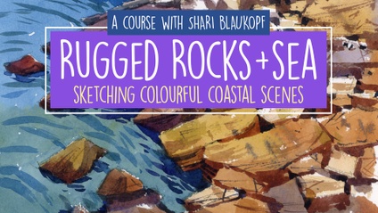 Product image for Rugged Rocks & Sea