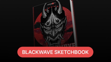 Product image for Tattooing 101’s Black Wave Sketchbook