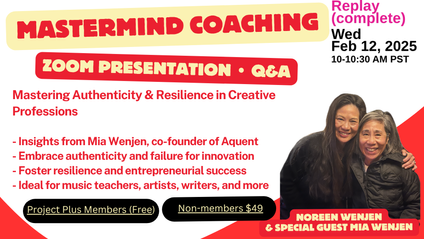 Product image for February 2025 Mastermind with Mia Wenjen (Compete Mastermind Replay)