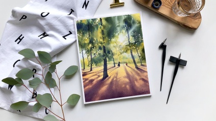 Product image for Watercolour Tutorial "The First Steps"
