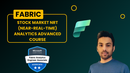 Product image for Mastering Near-Real-Time Stock market Analytics with Microsoft Fabric