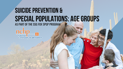 Product image for Suicide Prevention & Special Populations: Age Groups