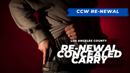 Product image for RENEWAL CCW Firearm Concealed Carry Permit