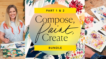 Product image for Compose, Paint, Create Part 1 &amp; 2 Bundle