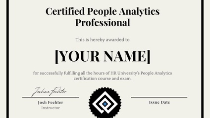 Product image for People Analytics Certification Course