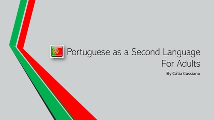 Product image for Portuguese as a Second Language - for adults