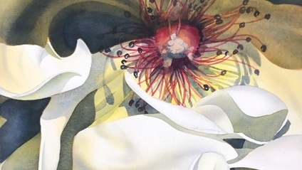 Product image for Nature's Abstration Open Rose - Paint at your own pace