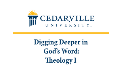 Product image for Digging Deeper in God's Word: Theology I 