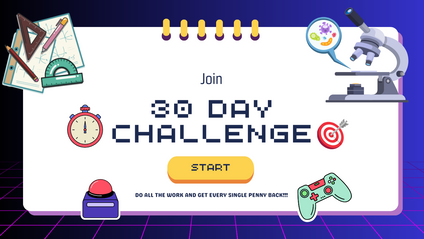 Product image for 30 Day Challenge - Maths and Triple Science