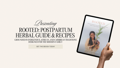 Product image for Rooted: Postpartum Herbal Guide and Recipes Grounded In Indigenous, African, and Caribbean Traditions Designed for The Modern Family
