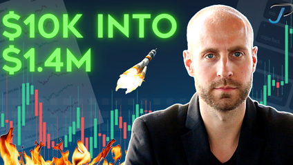 Product image for How I Made $1,400,000 Investing in Crypto in 1 Year Without Trading!