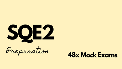 Product image for SQE2 Mock Exams (48x)