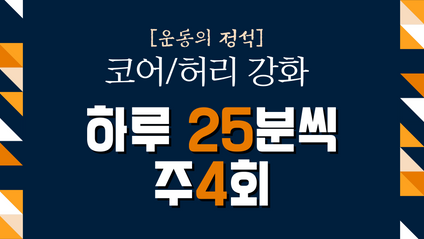 Product image for [운동의 정석] 코어/허리 강화