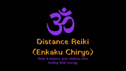 Product image for Distance Reiki Session (Enkaku Chiryo) 30 minutes, $40
