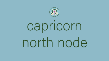 Product image for capricorn north node