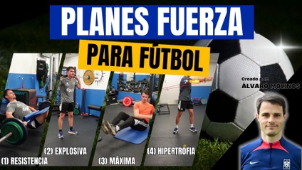 Product image for PLANES ENTRENAMIENTO de FUERZA y/o HIPERTROFIA específica  FÚTBOL