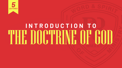 Product image for Doctrine of God - Introduction to Christian Theology Module 1