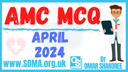 Product image for APRIL 2024 LECTURE NOTES ON AMC MCQ RECALLS QUESTIONS