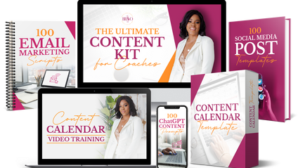 Product image for The Ultimate Content Kit For Coaches
