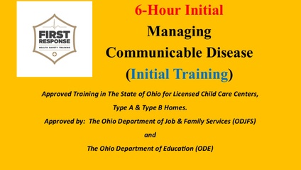 Product image for 6-Hr Managing Communicable Diseases (Initial Training)