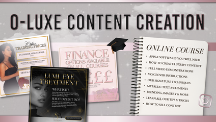 Product image for 0-LUXE Content Creation Course