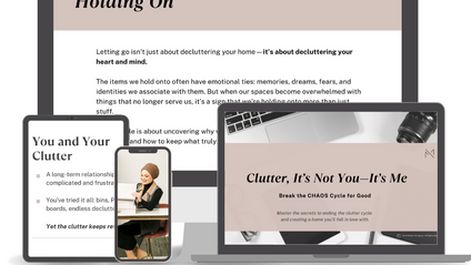 Product image for Clutter, It’s Not You—It’s Me:  Break the CHAOS Cycle for Good.  