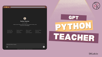 Product image for ChatGPT Python Teacher 