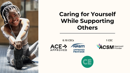 Product image for Caring for Yourself While Supporting Others