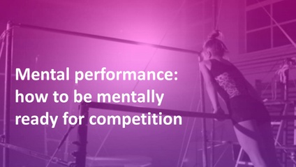 Product image for How to be Mentally Ready for Competition Season