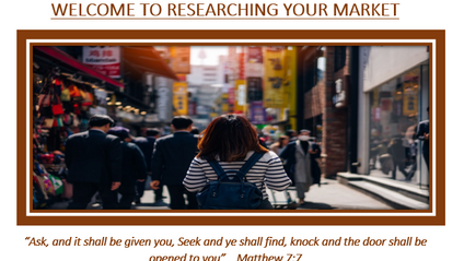 Product image for PY4 Researching Your Market