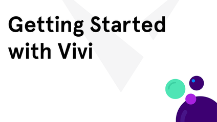 Product image for Getting Started with Vivi