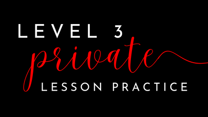 Product image for Level Three Private Lesson Practice