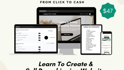 Product image for From Clicks to Cash: The Complete Guide to Creating and Selling Shopify Websites