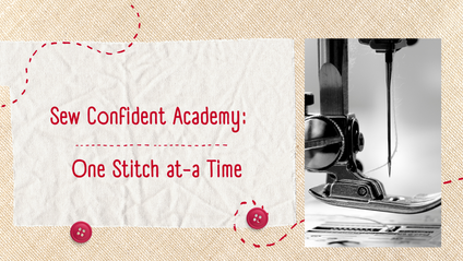 Product image for Sew Confident Academy: One Stitch at-a Time