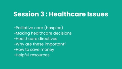 Product image for EOL - Session 3 - Healthcare Issues