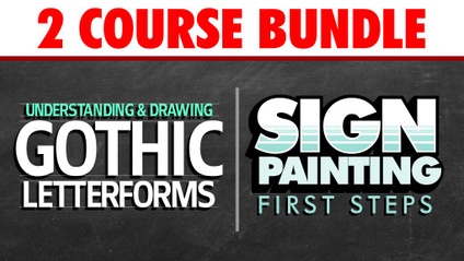 Product image for Understanding &amp; Drawing Gothic Letterforms &amp; Sign Painting First Steps