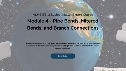Product image for Module 4 - Pipe Bends, Mitered Bends and Branch Connections