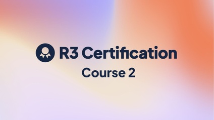 Product image for R3 Course 2: Support