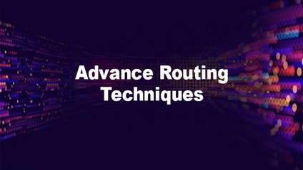 Product image for Advance Routing Techniques
