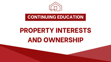 Product image for CE – Property Interests and Ownership (2 hours)