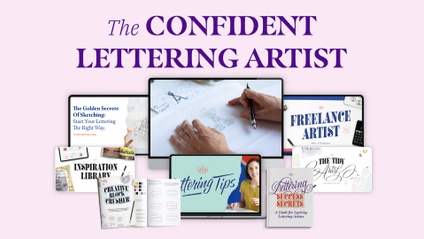 Product image for The Confident Lettering Artist