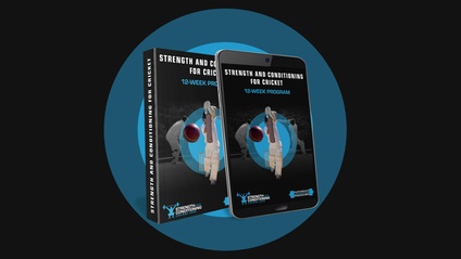 Product image for STRENGTH AND CONDITIONING FOR CRICKET: PAPERBACK PROGRAM (PDF)