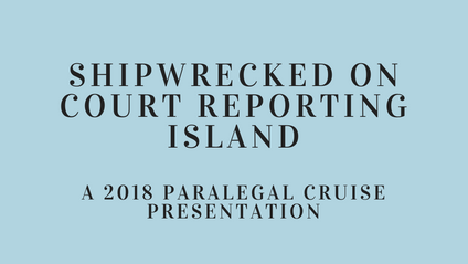 Product image for Shipwrecked on Court Reporting Island