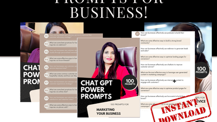 Product image for ChatGPT Power Prompts for Business Development