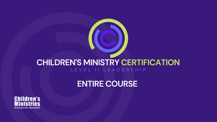 Product image for Children's Ministry Certification Level II
